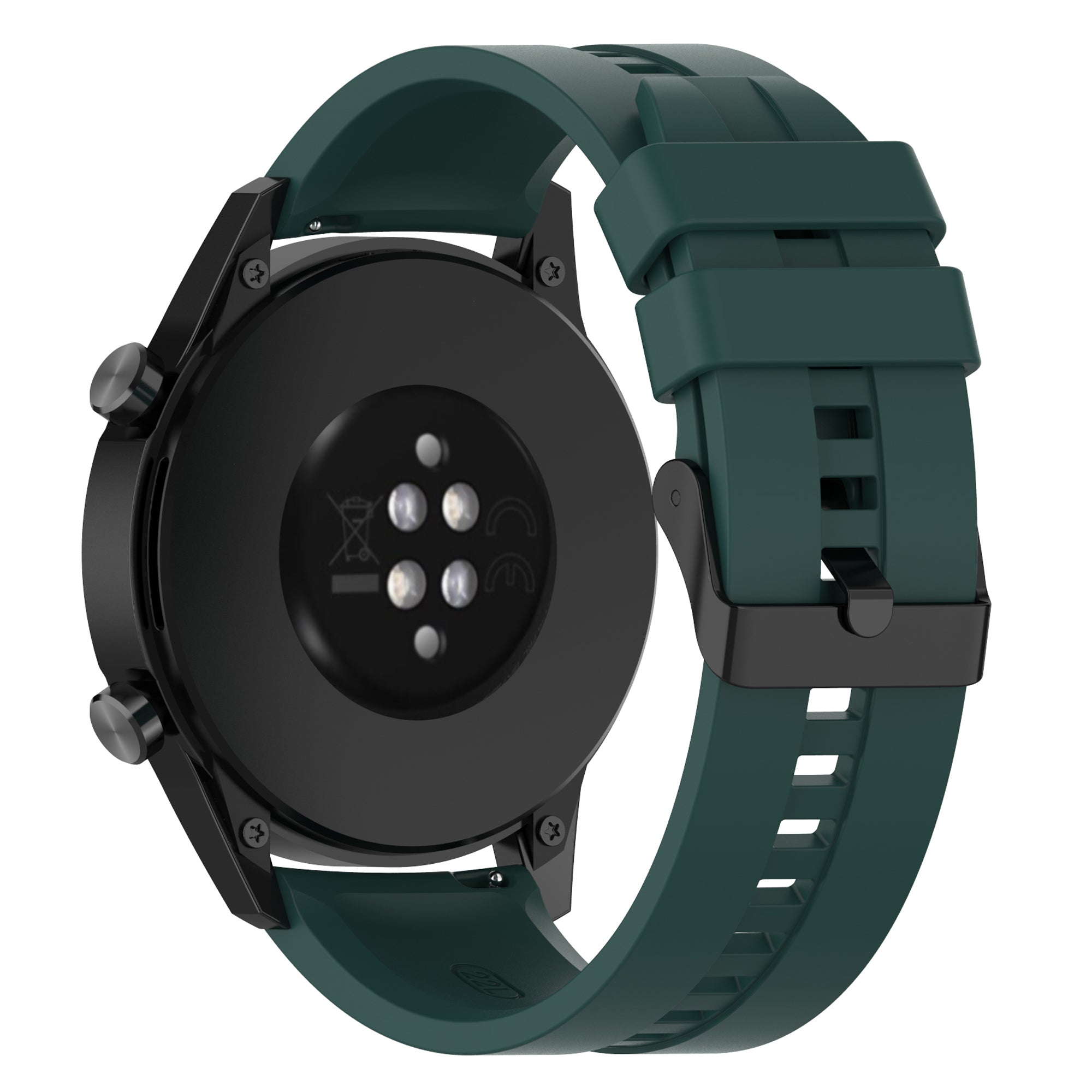 22mm Silicone Watch Strap Wristband with Steel Pin Buckle for Huawei Watch GT3 GT Runner 22mm Silicone Watch Strap Wristband with Steel Pin Buckle for Huawei Watch GT3 GT Runner